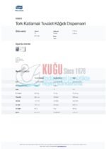 KT-556008 Siyah Tork T3 Sistem C Katlamalı Tuvalet Kâğıdı Dispenseri - Görsel 9