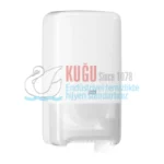 KT-557500 Tork Beyaz T6 Sistem İkiz Yedek Bekletmeli Çift Rulo Orta Boy WC Tuvalet Kâğıdı Dispenseri - Görsel 4