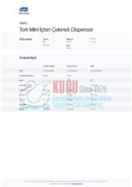KT-558000 Tork Mini İçten Çekmeli Dispenser - Görsel 6