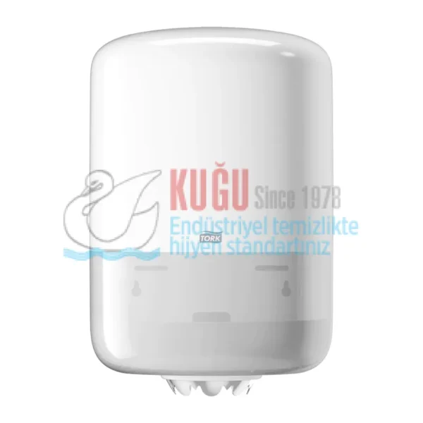 KT-559000 Tork M2 Sistem Beyaz İçten Çekmeli Havlu Dispenser - Görsel 1