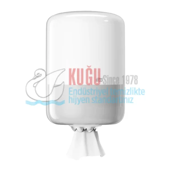 KT-559000 Tork M2 Sistem Beyaz İçten Çekmeli Havlu Dispenser - Görsel 4