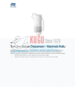 KT-560100 Tork Beyaz S1 Sistem Sıvı Sabun Dispenseri - Manivela Kollu - Görsel 5