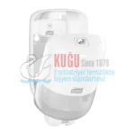 KT-561000 Tork Beyaz Mini 475 ML S2 Sistem Sıvı Sabun ve Duş Kremi Dispenseri - Görsel 3