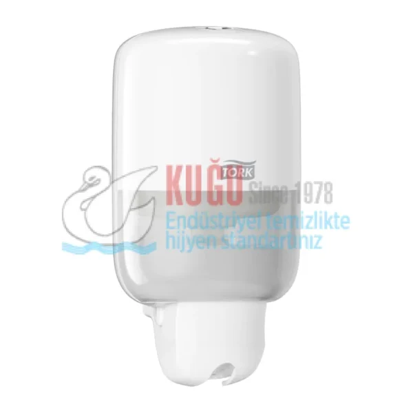KT-561000 Tork Beyaz Mini 475 ML S2 Sistem Sıvı Sabun ve Duş Kremi Dispenseri - Görsel 4