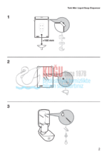 KT-561000 Tork Beyaz Mini 475 ML S2 Sistem Sıvı Sabun ve Duş Kremi Dispenseri - Görsel 14