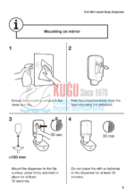 KT-561000 Tork Beyaz Mini 475 ML S2 Sistem Sıvı Sabun ve Duş Kremi Dispenseri - Görsel 16
