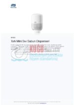 KT-561000 Tork Beyaz Mini 475 ML S2 Sistem Sıvı Sabun ve Duş Kremi Dispenseri - Görsel 12