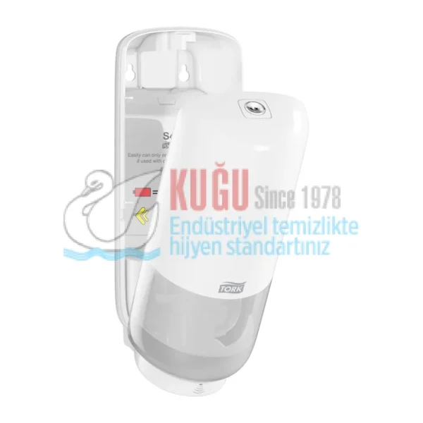 KT-561600 Tork Beyaz Renk S4 Sistem Sensörlü Pilli 1 Litre İç Hacimli Köpük Sabun Dispanseri - Intuition™ - Görsel 6