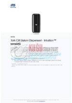 KT-561608 Tork Siyah Renk S4 Sistem Sensörlü Pilli 1 Litre İç Hacimli Köpük Sabun Dispanseri - Intuition™ - Görsel 12