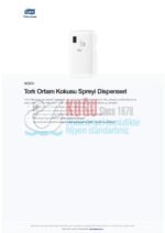 KT-562000 Beyaz Tork Ortam Kokusu Spreyi Dispenseri - Görsel 4