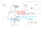 KT-563000 Tork Beyaz B1 Sistem 50 LT Çöp Kovası - Görsel 9