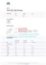 KT-563008 Tork Siyah B1 Sistem 50L Duvar Tipi Çöp Kovası - Görsel 9