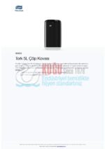 KT-564008 Tork Siyah Mini B3 Sistem 5L Çöp Kovası - Görsel 5