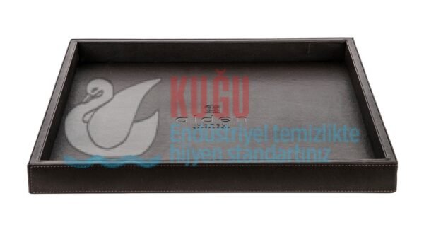 DK-2002 Deri Kaplı  Otel Tipi Karşılama Sunum Tepsisi - Görsel 1