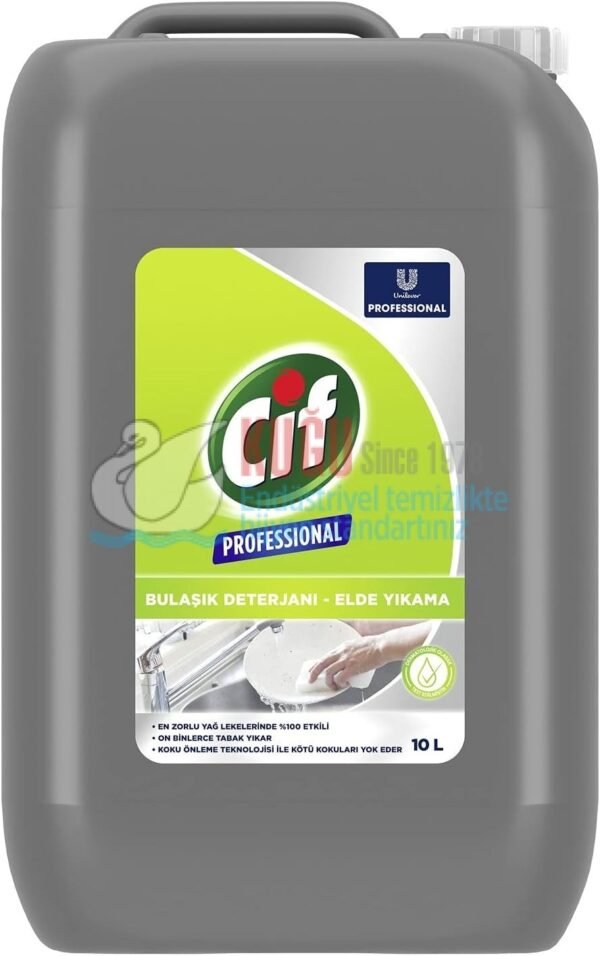 68686178 Cif Professional Elde Yıkama Bulaşık Deterjanı 10L (Koli İçi 2 Adet) - Görsel 2