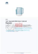 KT-658002 Tork Taşınabilir Mini İçten Çekmeli Dispenser - Görsel 4