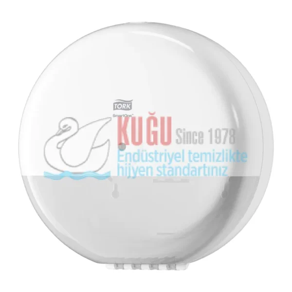 KT-680000 Tork SmartOne® T8 Sistem Maxi Cimri İçten Çekmeli WC Tuvalet Kâğıdı Dispenseri Beyaz - Görsel 1