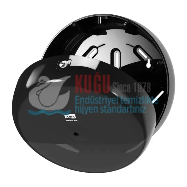 KT-680008 Siyah Tork SmartOne® T8 Sistem Cimri İçten Çekmeli Maxi Tuvalet Kâğıdı Dispenseri - Görsel 2