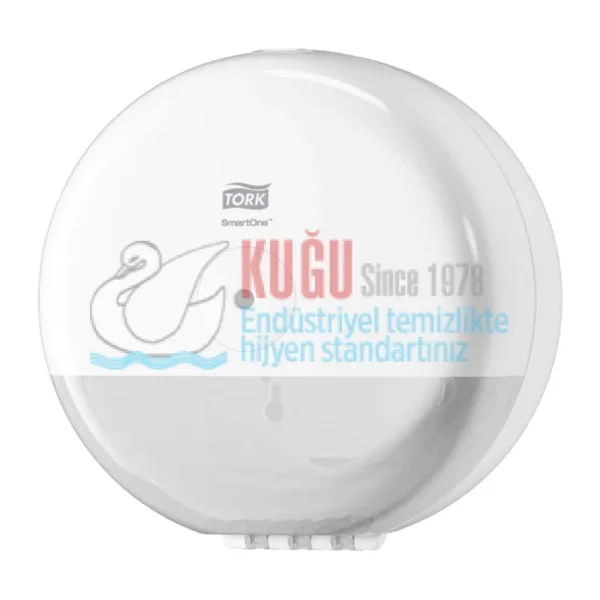 KT-681000 Tork SmartOne® T9 Sistem Beyaz Mini Cimri İçten Çekmeli WC Tuvalet Kâğıdı Dispenseri - Görsel 2