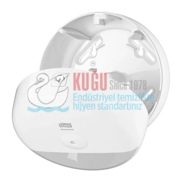 KT-681000 Tork SmartOne® T9 Sistem Beyaz Mini Cimri İçten Çekmeli WC Tuvalet Kâğıdı Dispenseri - Görsel 4