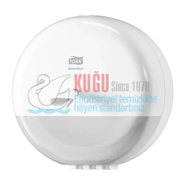 KT-681000 Tork SmartOne® T9 Sistem Beyaz Mini Cimri İçten Çekmeli WC Tuvalet Kâğıdı Dispenseri - Görsel 3