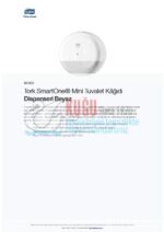KT-681000 Tork SmartOne® T9 Sistem Beyaz Mini Cimri İçten Çekmeli WC Tuvalet Kâğıdı Dispenseri - Görsel 12