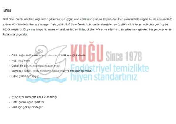 70024835 6'lı SoftCare Line Fresh H100 800ML El Yıkama Sıvısı - Görsel 3