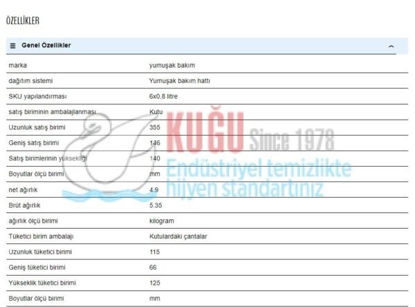 70024835 6'lı SoftCare Line Fresh H100 800ML El Yıkama Sıvısı - Görsel 4