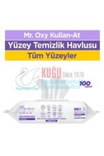 TİC.486 MR OXY ÇOK AMAÇLI YÜZEY TEM.HAVLUSU 100'LÜ BEYAZ SABUN KOKULU - Görsel 3