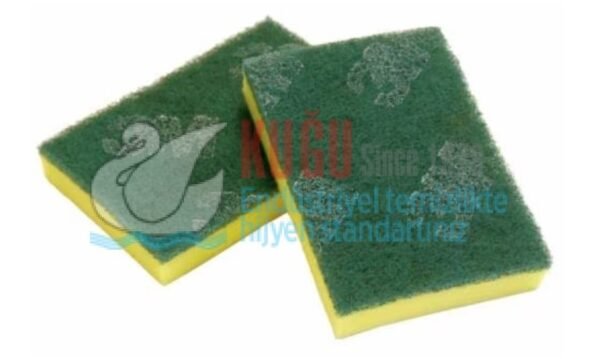 7000099879 3M™ Scotch Brite™ Yeşil Renk 74 Genel Amaçlı Bulaşık Süngeri (1 Paket 4 Adet-1 Koli 8 Paket-Koli İçi 32 Adet) - Görsel 3