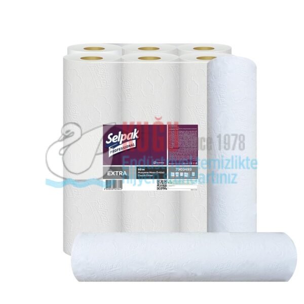 KGE-7903493 Selpak Professional Muayene Masa Örtüsü (1 Rulo 50 MT- Koli İçi 6 Rulo) - Görsel 1