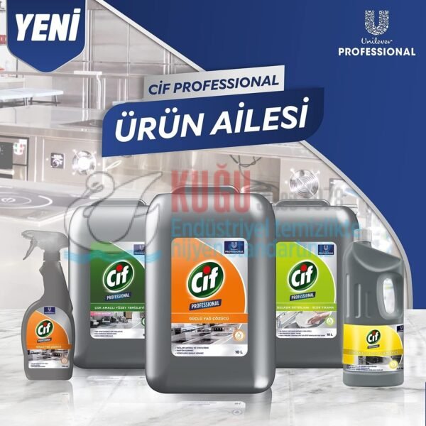68686184 Cif Profesyonel Genel Yüzey Temizleyici Çok Amaçlı Yüzey Temizleyici 10 L - Görsel 4