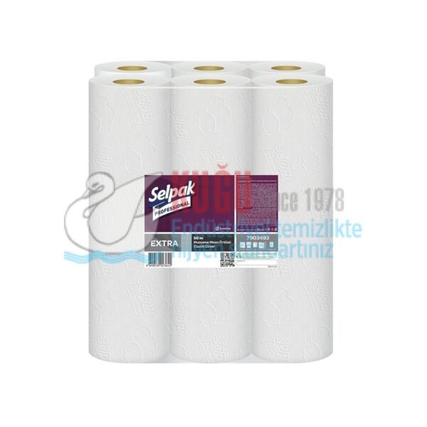 KGE-7903493 Selpak Professional Muayene Masa Örtüsü (1 Rulo 50 MT- Koli İçi 6 Rulo) - Görsel 2