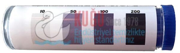 50324 EcoLab Klor Ölçüm Kağıdı Test Şeritleri (100 Şeritlik Şişe) - Görsel 2