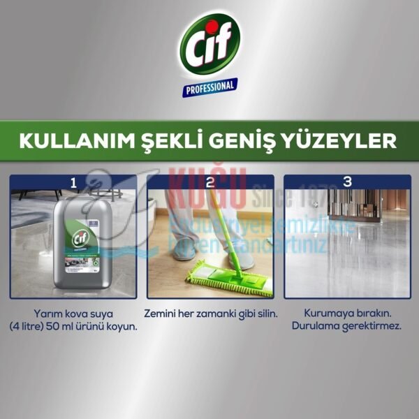 68686184 Cif Profesyonel Genel Yüzey Temizleyici Çok Amaçlı Yüzey Temizleyici 10 L - Görsel 8