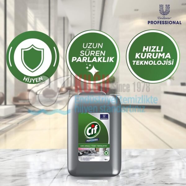 68686184 Cif Profesyonel Genel Yüzey Temizleyici Çok Amaçlı Yüzey Temizleyici 10 L - Görsel 9