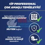 68686184 Cif Profesyonel Genel Yüzey Temizleyici Çok Amaçlı Yüzey Temizleyici 10 L - Görsel 6