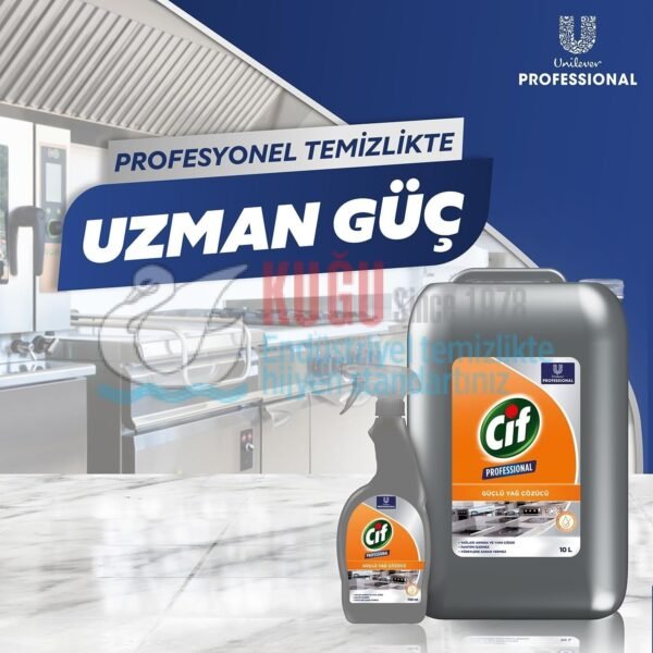 68686180 Cif Profesyonel Güçlü Yağ Çözücü Sprey 750 ml - Görsel 11
