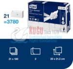 KT-120398 Tork Xpress® Yumuşak 2 Katlı El Havlusu H2 Sistem Z Katlama El Havlusu (1 Paket 180 Adet-Koli İçi 21 Paket) - Görsel 3