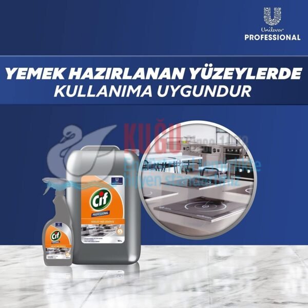 68686180 Cif Profesyonel Güçlü Yağ Çözücü Sprey 750 ml - Görsel 5