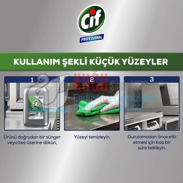68686184 Cif Profesyonel Genel Yüzey Temizleyici Çok Amaçlı Yüzey Temizleyici 10 L - Görsel 7