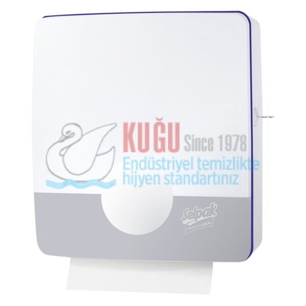 7900014 Selpak Professional Touch Beyaz Renk Z Katlı Havlu Dispenseri - Görsel 1