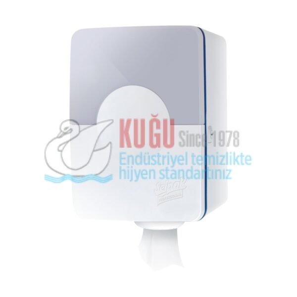 KGE-7900035 Selpak Professional Touch Beyaz Renk İçten Çekmeli Havlu Dispenseri - Görsel 1
