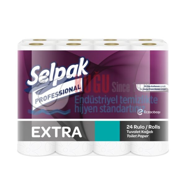 KGE-7900092 Selpak Professional Extra Tuvalet Kağıdı - 24'lü 3 Rulo Koli İçi 72'li - Görsel 1