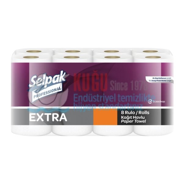 KGE-7900094  Selpak Professional Extra Havlu- 8x3 24 Rulo - Görsel 1