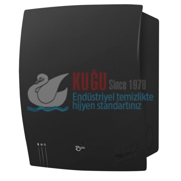 KGE-7900168 Selpak Professional Siyah Renk Wave Sensörlü Havlu Dispenseri (21,5 cm) - Görsel 1