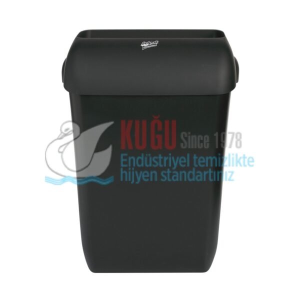 KGE-7902075 Selpak Professional 43 LT Siyah Çöp Kutusu Kovası - Görsel 1