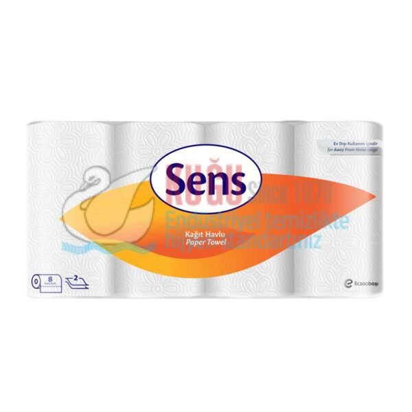 KGE-7902455 Sens Rulo Havlu  8'li 3 Rulo 24 Adet - Görsel 1