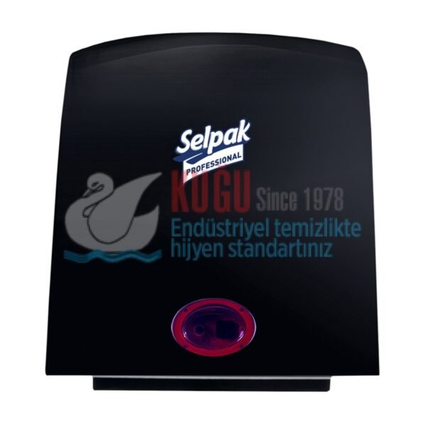 KGE-7903037 Selpak Professional Siyah Renk Natura Sensörlü Havlu Dispenseri - Görsel 1