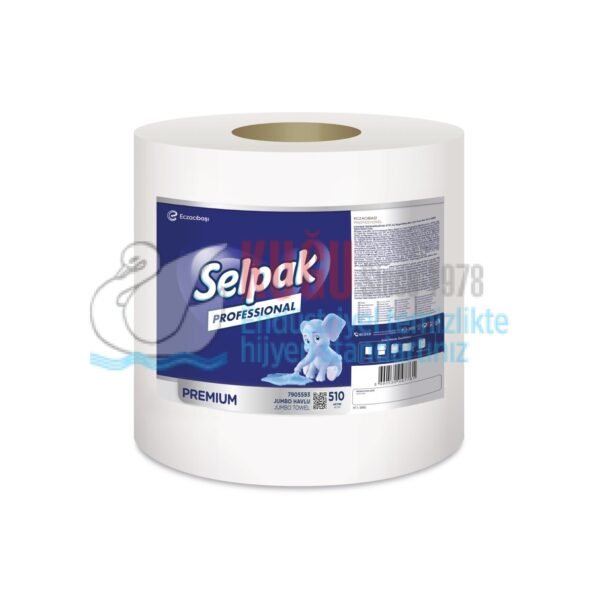 7905593 Selpak Professional Premium Jumbo  Havlu 510M - Görsel 1